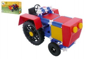 Seva Traktor plast 11v krabici 31,5×16,5×7,5cm