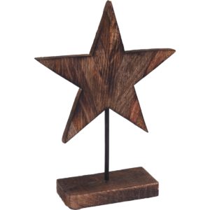 Drevená dekorácia Wooden Star