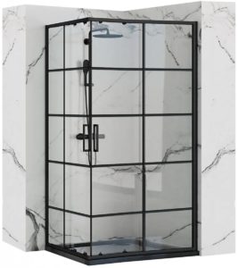 Sprchový kút Rea CONCEPT 80×100 cm čierny