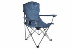 Divero 35104 Skladacia kempingová stolička XL – modrá