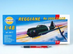 Reggiane Falco RE 2000 Model 1: 16,1x22cm v krabici 31×13,5×3,5cm