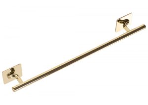 Kúpeľňový vešiak REA CUBE II jednoramenný zlatý