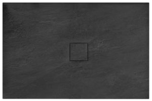 Sprchová vanička Rea Stone 90x120 cm čierna