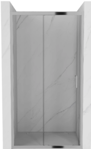 Sprchové dvere MEXEN Apia 115 cm – strieborné