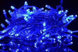Nexos 42980 Vianočné LED osvetlenie – 1,35 m, 10 LED, modrá