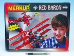 MERKUR Red Baron modelov 680ks v krabici 36x27cm