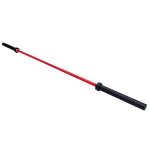 Gorilla Sports Činková tyč, červená, 220 cm, 50/51 mm