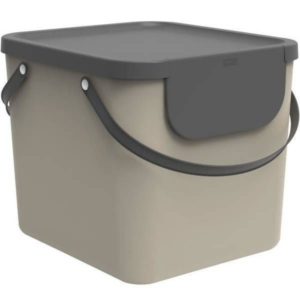 ALBULA box 50L systém na triedenie odpadu – cappuccino