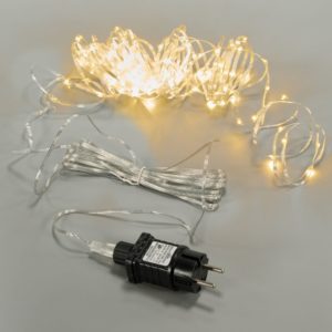 Nexos 92017 Svetelný LED drôtik – 100 LED diód, 10 m, teple biela