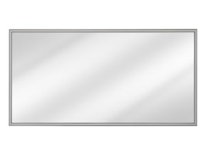 Kúpeľňové zrkadlo Madera s LED osvetlením 123x68 cm čierne