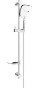 Posuvný sprchový set MEXEN DF17 biely chróm