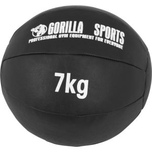 Gorilla Sports Kožený medicinbal