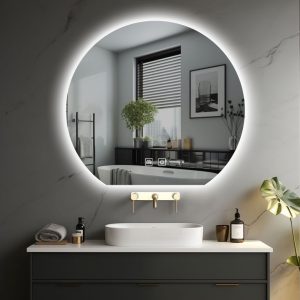 IREDA Kúpeľňové zrkadlo s LED osvetlením