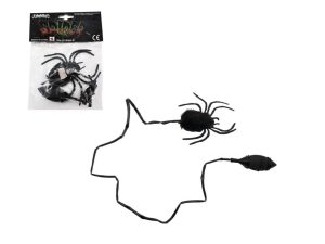 Pavúk skákajúci plyš / plast 7 cm v sáčku, 14 x 19 x 3 cm