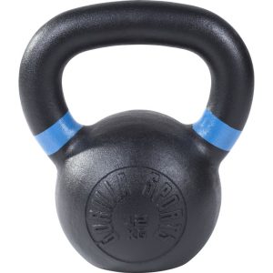 Gorilla Sports Kettlebell Olympia, čierna, 12 kg