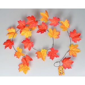 Jesenná girlanda 180 cm, oranžová