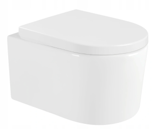 Závěsný WC set MEXEN SOFIA 36 cm s prkénkem full bílý