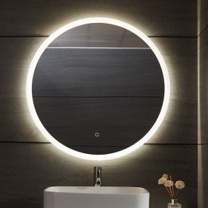Aquamarin Kúpeľňové LED zrkadlo okrúhle – 80 cm