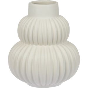 Keramická váza Circulo biela