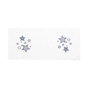 Boma Trading Vianočný behúň Blue stars, 40 x 90 cm