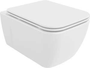 Závěsná WC mísa MEXEN MARGO s prkénkem bílá III