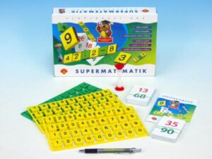 Supermatematik spoločenská hra náučná v krabici 29x19cm