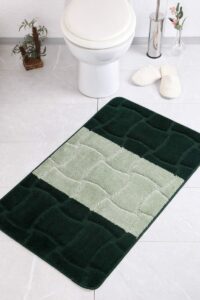 Koupelnový kobereček Sariyer 60×30 cm zelený