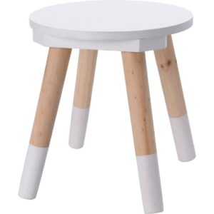 Detská drevená stolička Kid´s collection biela