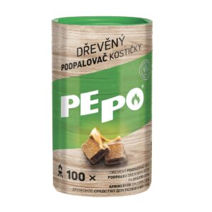 PE-PO Drevený podpaľovač kocky