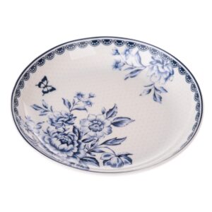 Porcelánový hlboký tanier Blue Rose
