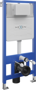 Podomietkový WC rám MEXEN FENIX SLIM 8 cm modrý