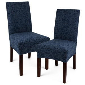 4Home Multielastický poťah na stoličku Comfort Plus modrá, 40 – 50 cm, sada 2 ks