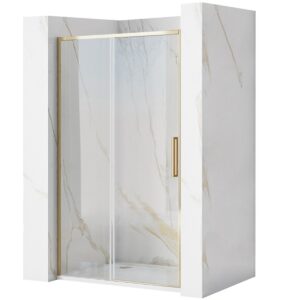 Posuvné sprchové dvere Rea Rapid 120 zlaté