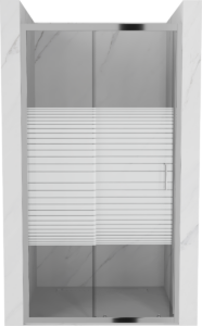 Sprchové dvere MEXEN Apia 90cm strieborné