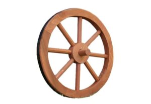 Garthen Ghana 236 Drevené koleso 35 cm – štýlová rustikálna dekorácia