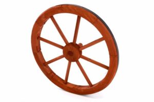 Garthen 237 Drevené koleso 45 cm – štýlová rustikálna dekorácia