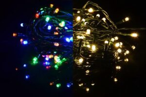Nexos 39234 Vianočná svetelná reťaz 200 LED – 9 blikajúcich funkcií – 19,9 m