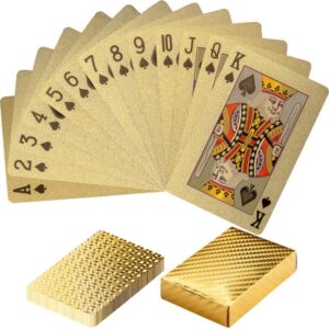 Tuin 60782 Poker karty plastové – zlaté