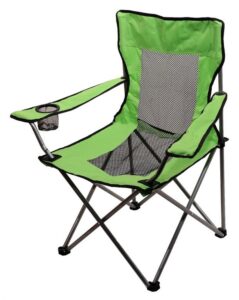 CATTARA Kempingová skladacie stoličky zelená s držákem na pití NET max 110kg