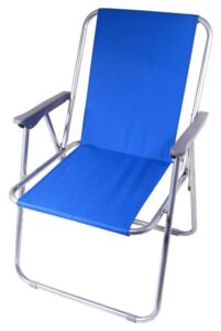 CATTARA Kempingová záhradné skladacie stoličky modrá BERN 2kg