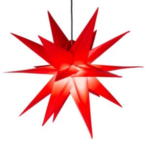 Nexos 64199 Vianočná dekorácia - hviezda s časovačom 1 LED