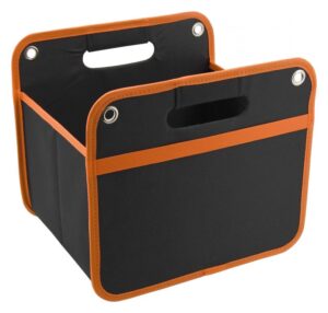 Organizér do kufra – 32 x 29 cm, čierny / oranžový