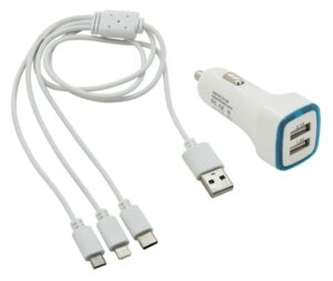 Nabíjačka na telefón USB 3 in1 (micro USB