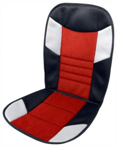 Poťah sedadla Tetris – 46 x 102 cm, čierno / červený