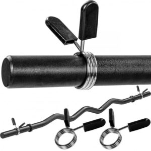 MOVIT posilňovacia tyč – 130 cm, čierna