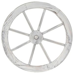 Garthen 72798 Drevené koleso, štýlová dekorácia – 45 cm
