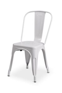 Bistro stolička Paris inšpirovaná TOLIX – biela