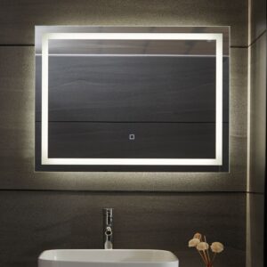 AQUAMARIN kúpeľňové zrkadlo s LED osvetlením 28 W