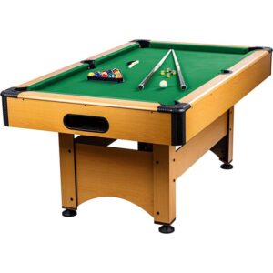 GamesPlanet® 1416 Biliardový stôl pool biliard s vybavením 6 ft