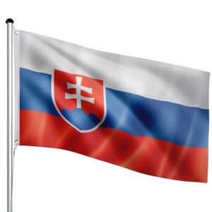 FLAGMASTER vlajkový stožiar s vlajkou, Slovensko, 650 cm